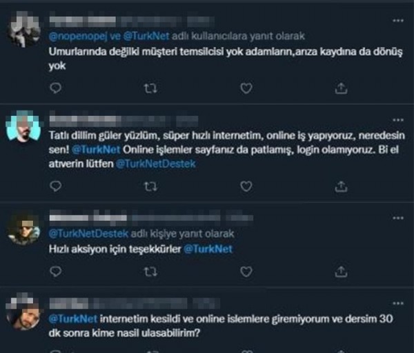 TürkNet neden erişilmiyor Türknet çöktü mü? TürkNet neden erişilmiyor? TürkNet erişim problemi mi var?